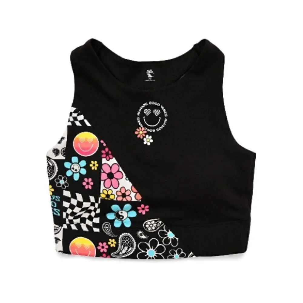 Girls Justice Logo Active Racerback Sports Bra 2-Pack Size 34